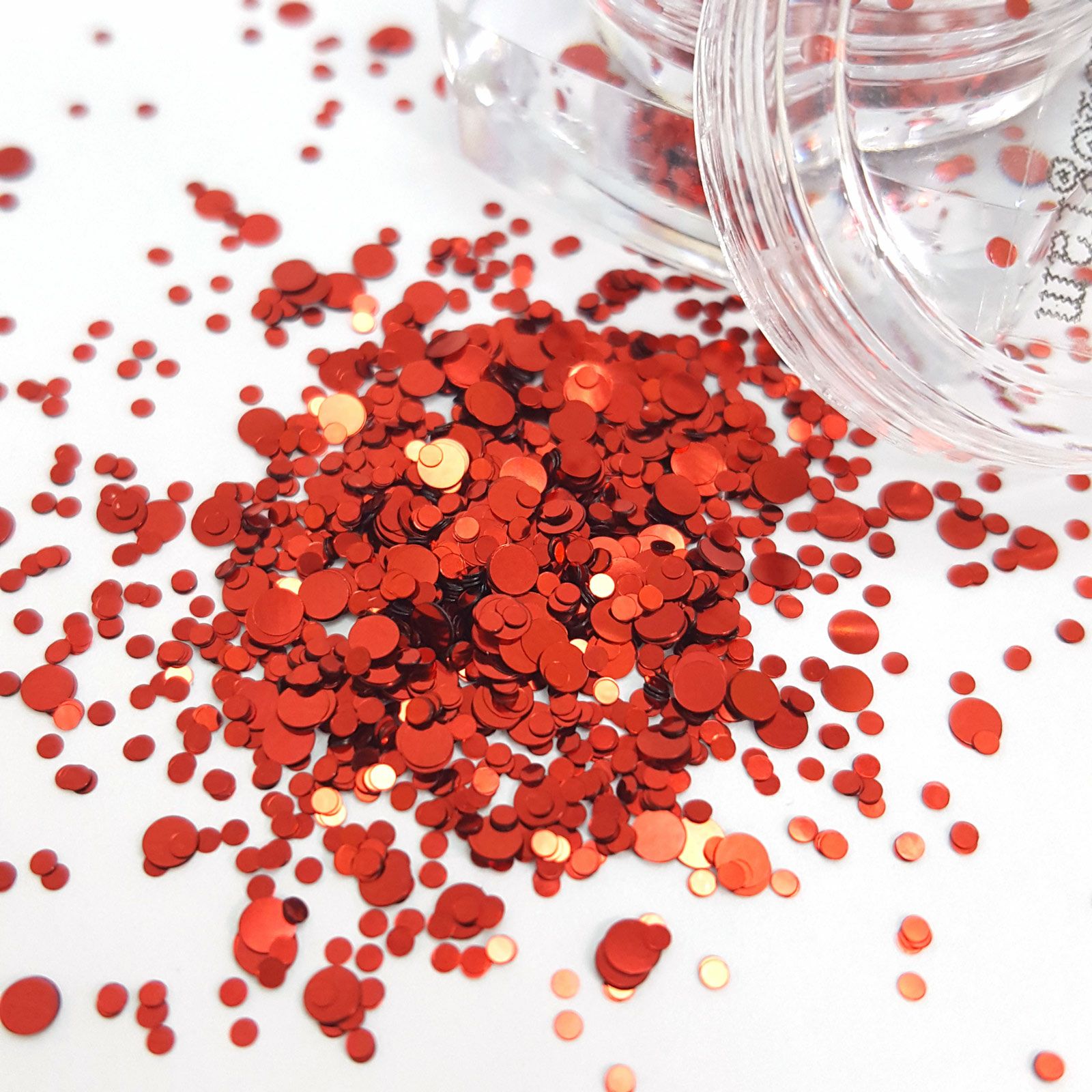 まるまるホログラム　メタリックレッド