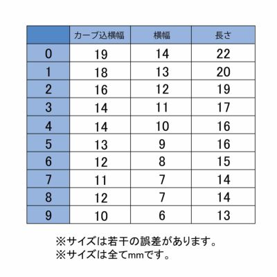 クリアチップ オーバル【短めサイズ】