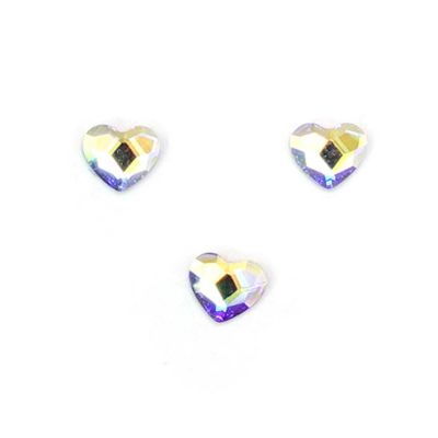 ミニハートビジュー#2808 Heart Flat Back【全2色】