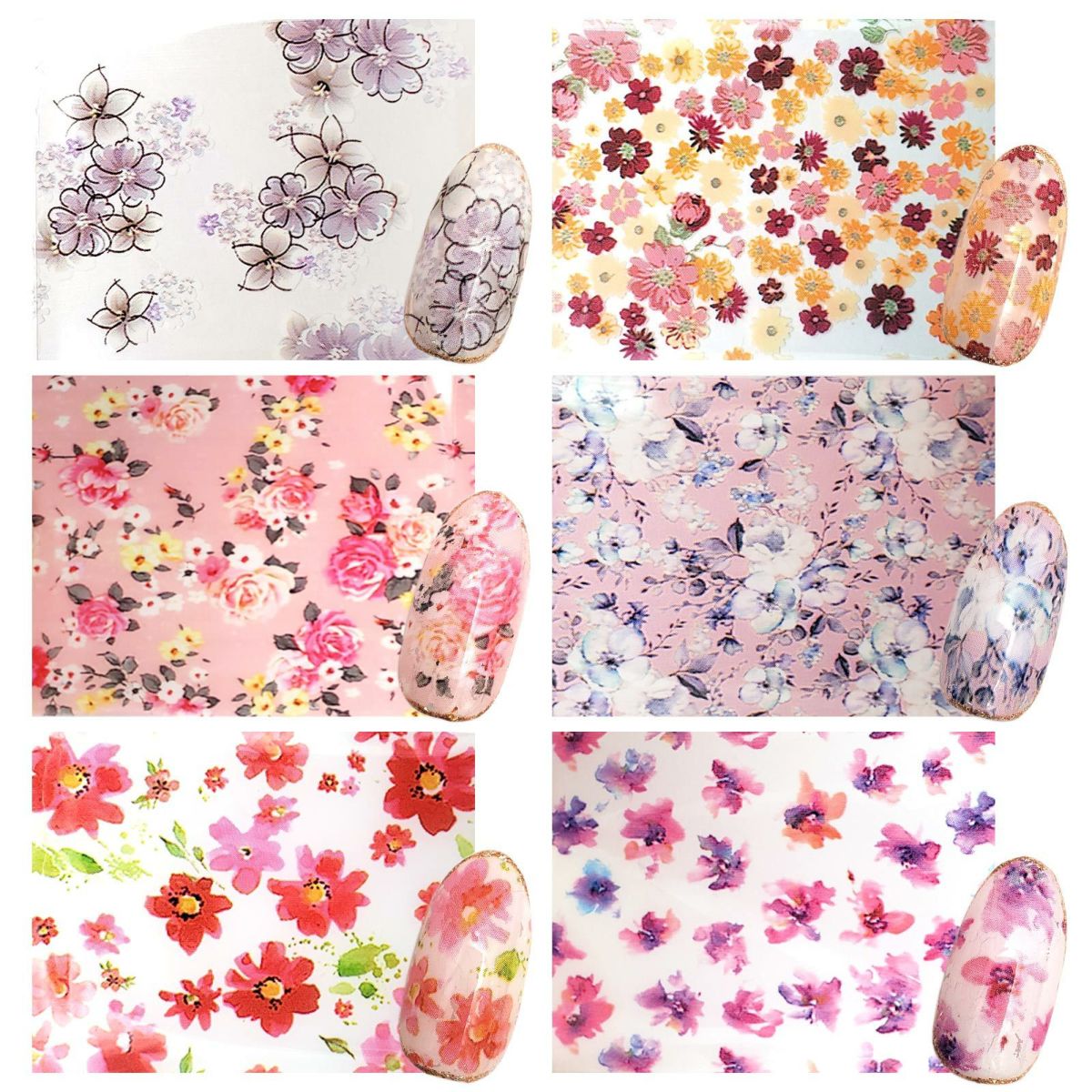 フラワープリントホイル【全１２種セット】