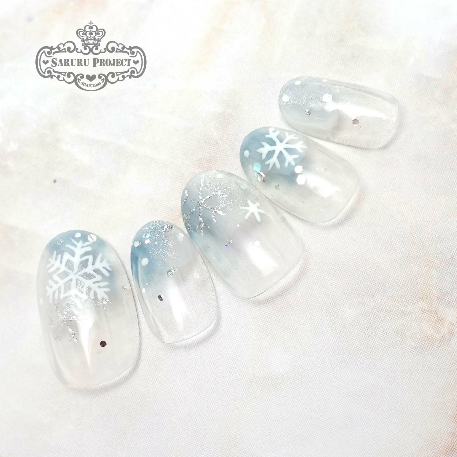 NSL196 雪の結晶マスキングテープ