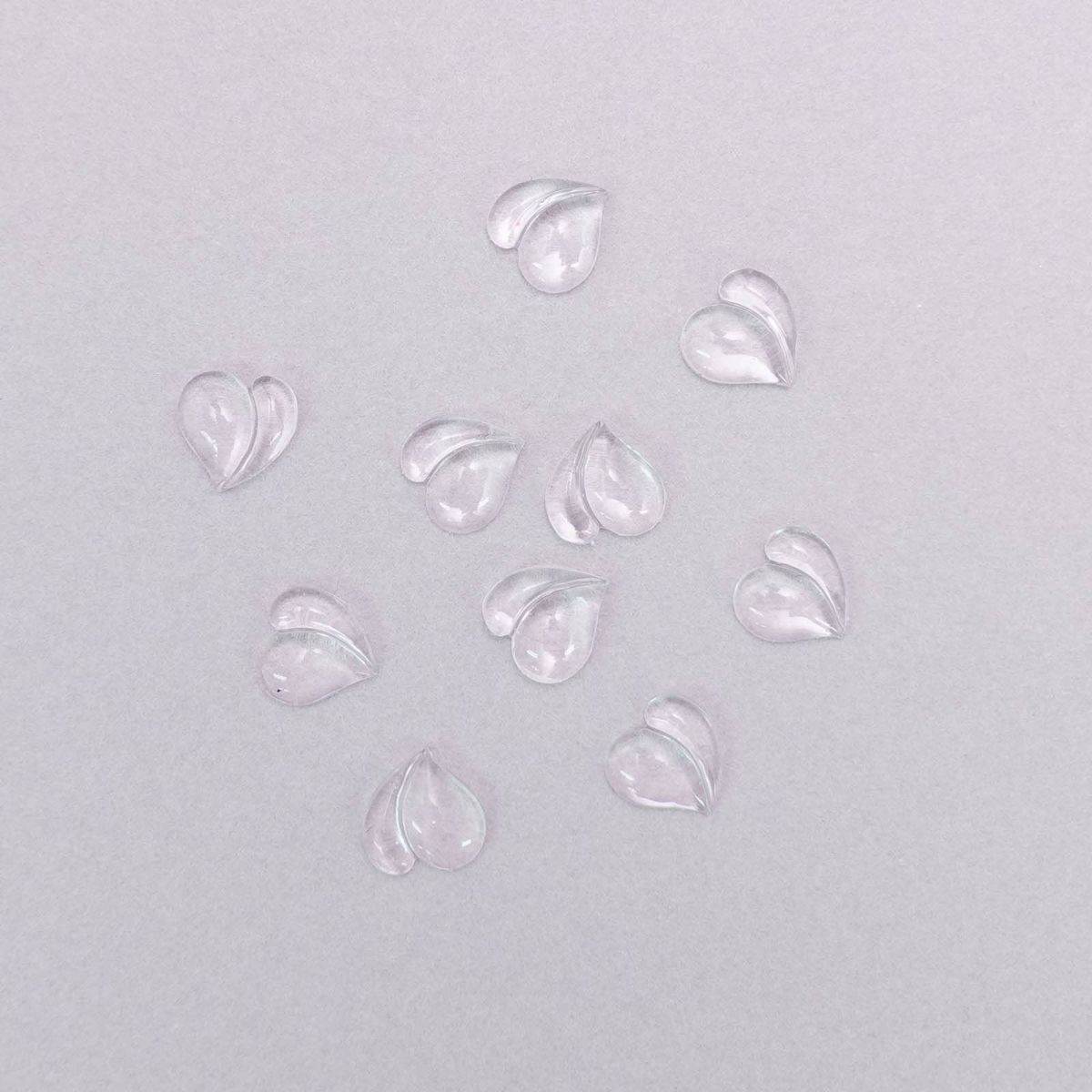 クリアハートストーン【全３種】 ピーチ