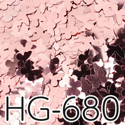 HG680 バタフライホログラム ピンク