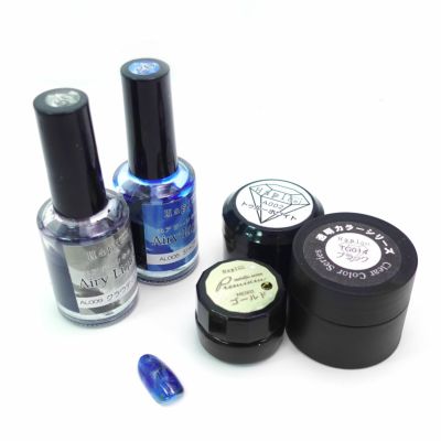 専用　ラピスラズリ　㉖ テキスト・お手本付！9月の誕生石、リアル風ラピスラズリネイル