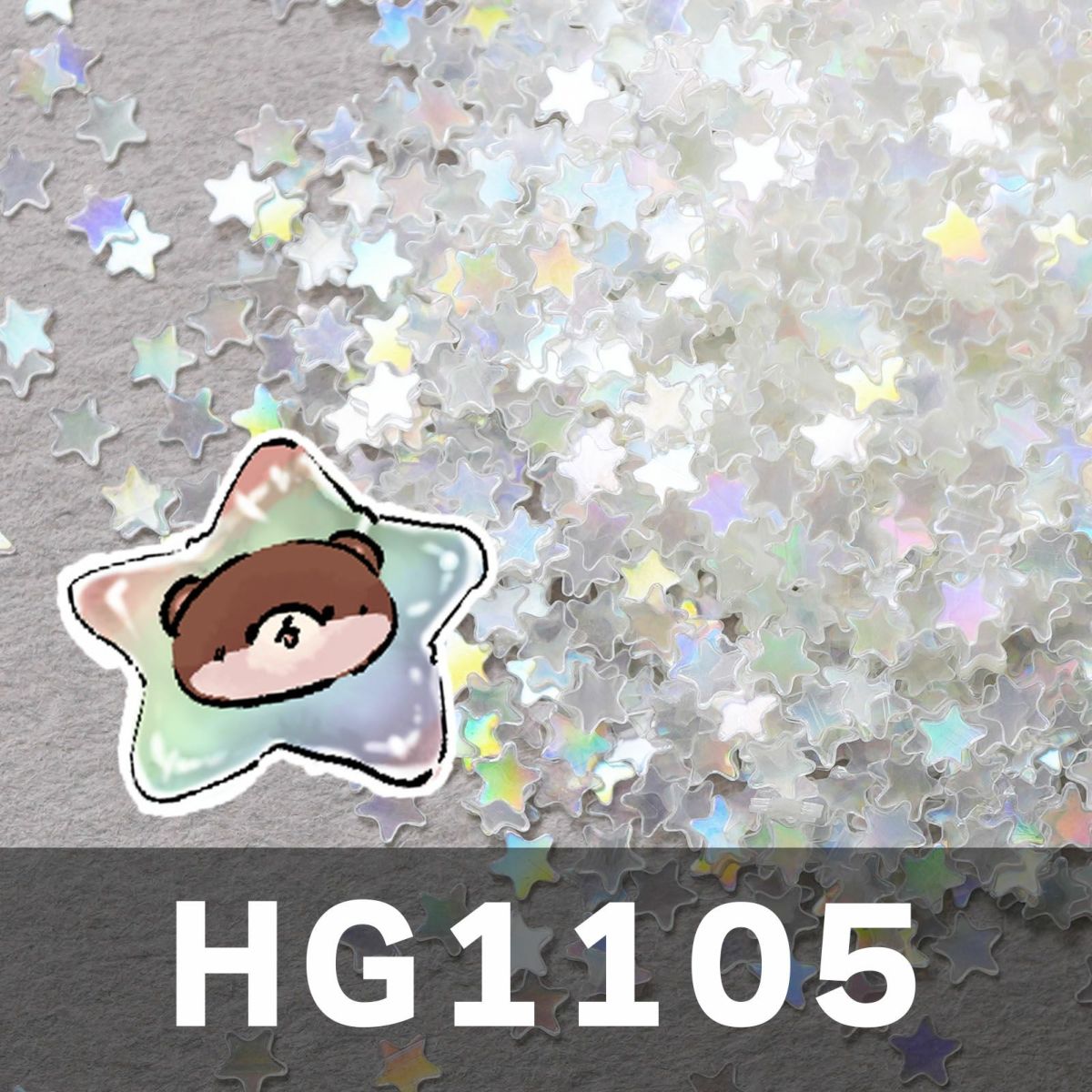 1mm星ホログラムミックス＆ワンカラー【全16色】 *ハピホロシリーズ*