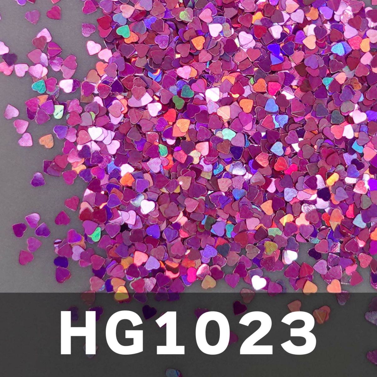  1mmハートホログラム ホロカラー【全12色展開】 *ハピホロシリーズ*