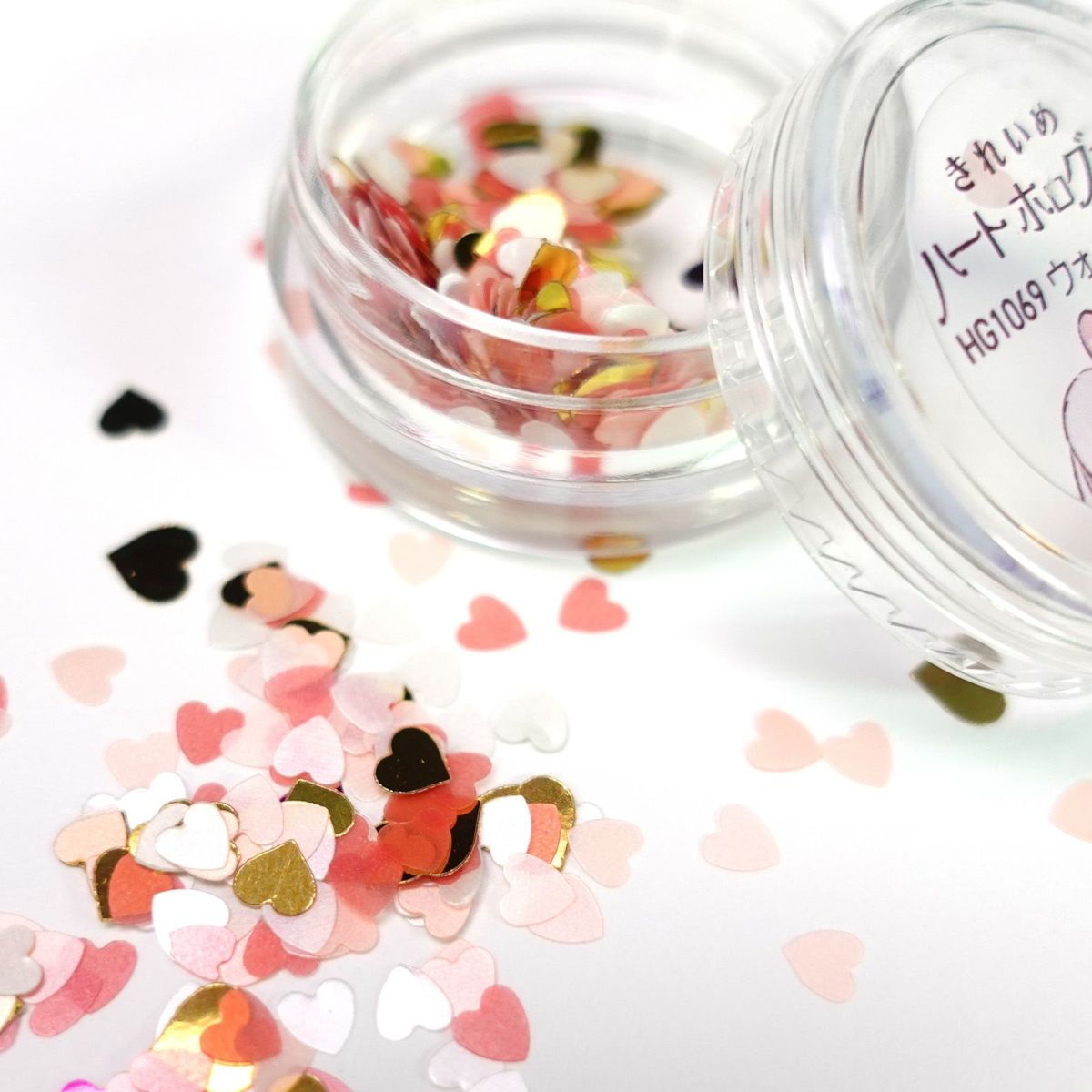 きれいめハートホログラム【全2色】*ハピホロシリーズ*