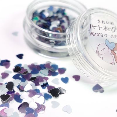 きれいめハートホログラム【全2色】*ハピホロシリーズ*