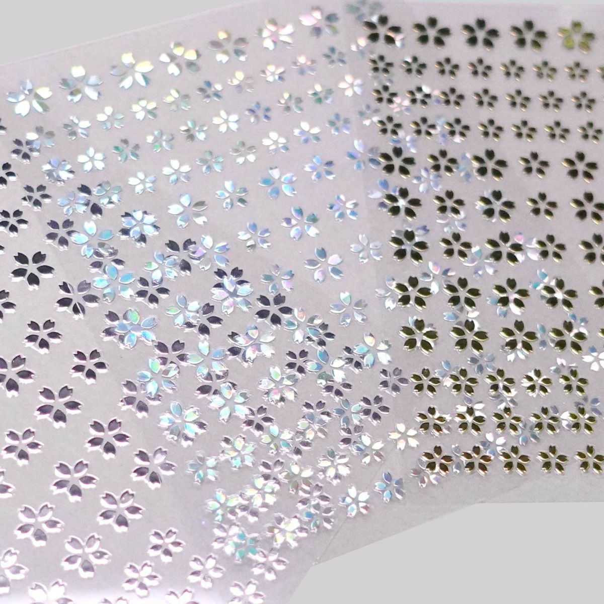  桜メタリックネイルシール【全3色】