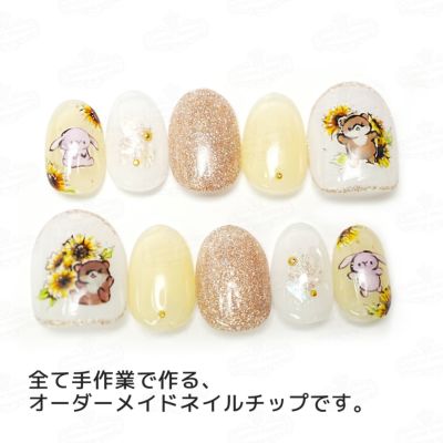  あわちゃんねる オーダーネイルチップ #001ネイルデザイナーコンテスト受賞デザイン[デザイン済ネイルチップ]