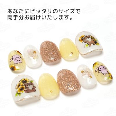  あわちゃんねる オーダーネイルチップ #001ネイルデザイナーコンテスト受賞デザイン[デザイン済ネイルチップ]