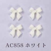 リボン、パーツ等サンプルページ 各色10個パック】プラスチック リボン デコパーツ [15mm×25mm