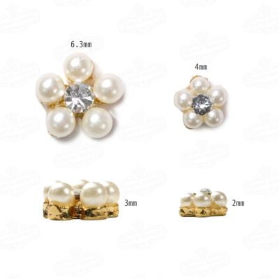  キラキラ付パールフラワー