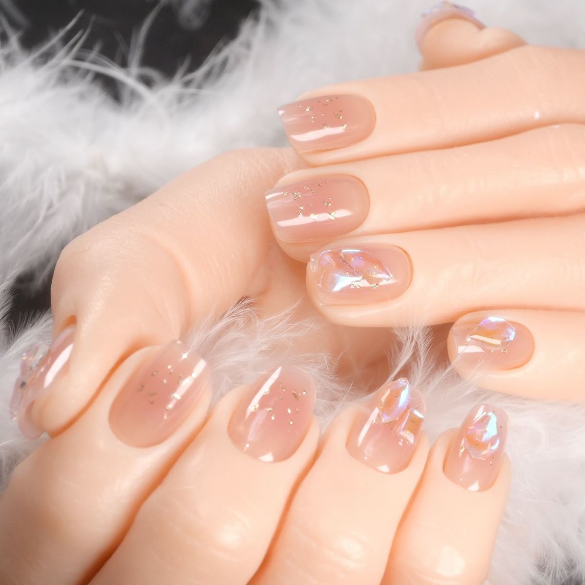 ミニショートワンホンネイル[デザイン済ネイルチップ]