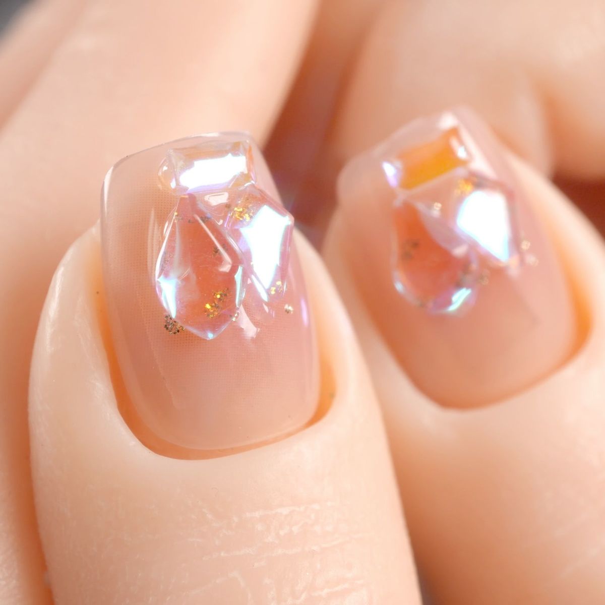 ミニショートワンホンネイル[デザイン済ネイルチップ]