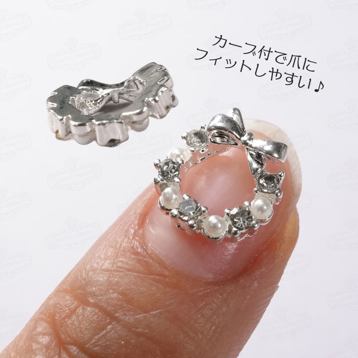 クリスマスリースパーツ[2色・デザイン]